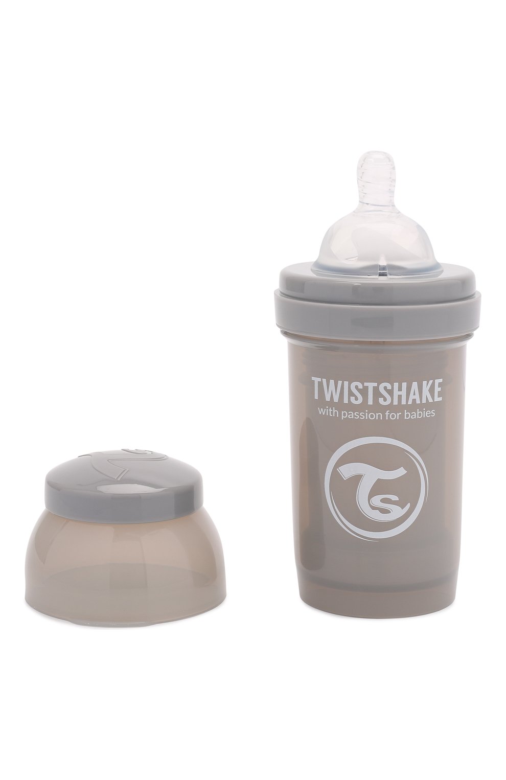 Детского антиколиковая бутылочка TWISTSHAKE светло-серого цвета по цене 0 руб., арт. 78254 | Фото 5 Детского антиколиковая бутылочка TWISTSHAKE светло-серого цвета, арт. 78254 | Фото 5 (Кросс-КТ НВ: Бутылочки)