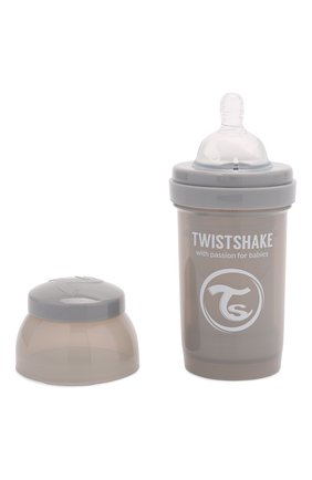 Детского антиколиковая бутылочка TWISTSHAKE светло-серого цвета по цене 0 руб., арт. 78254 | Фото 5 Детского антиколиковая бутылочка TWISTSHAKE светло-серого цвета, арт. 78254 | Фото 5 (Кросс-КТ НВ: Бутылочки)