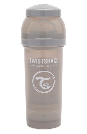 Детского антиколиковая бутылочка TWISTSHAKE светло-серого цвета, арт. 78260 | Фото 2 (Кросс-КТ НВ: Бутылочки)