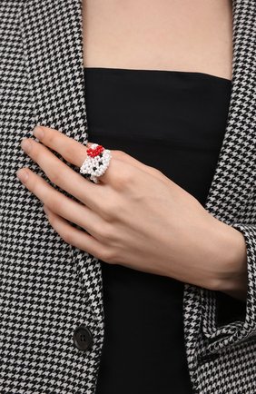 Женское кольцо хэллоу китти xl HIAYNDERFYT белого цвета по цене 3890 руб., арт. 1-1WHHKRXL | Фото 2 Женское кольцо хэллоу китти xl HIAYNDERFYT белого цвета, арт. 1-1WHHKRXL | Фото 2 (Материал: Стекло)