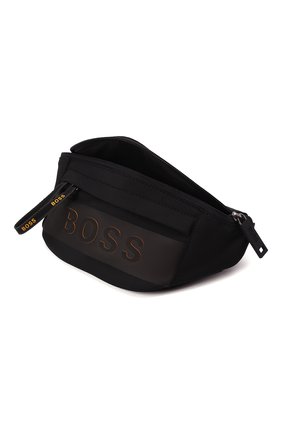 Мужская текстильная поясная сумка BOSS черного цвета, арт. 50466407 | Фото 5 (Случай: Повседневный; Размер: medium; Ремень/цепочка: На ремешке; Материал: Текстиль)