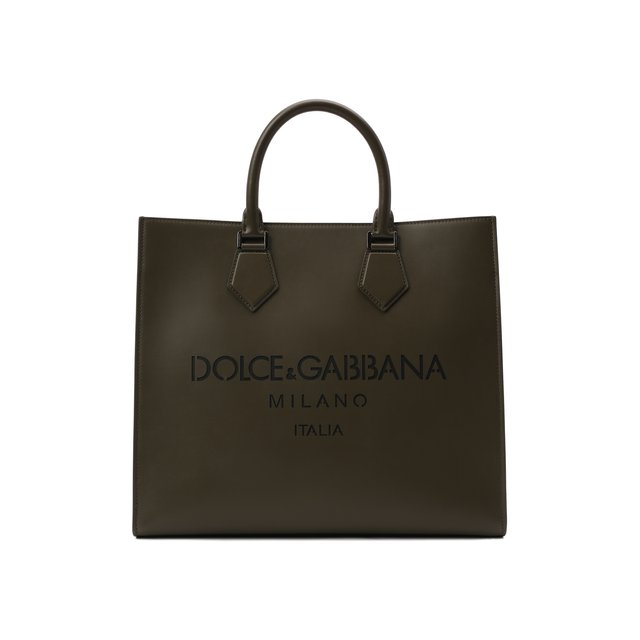 фото Кожаная сумка-тоут edge dolce & gabbana