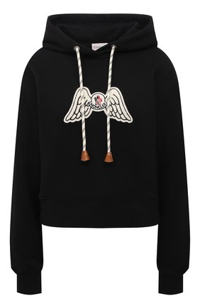 Женский хлопковое худи 8 moncler palm angels MONCLER GENIUS черного цвета по цене 49950 руб., арт. G2-09L-8G000-08-809F4 | Фото 1 Женский хлопковое худи 8 moncler palm angels MONCLER GENIUS черного цвета, арт. G2-09L-8G000-08-809F4 | Фото 1 (Рукава: Длинные; Материал внешний: Хлопок; Длина (для топов): Стандартные; Стили: Спорт-шик; Женское Кросс-КТ: Худи-одежда)