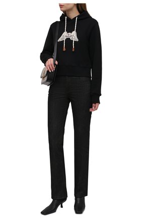 Женский хлопковое худи 8 moncler palm angels MONCLER GENIUS черного цвета по цене 49950 руб., арт. G2-09L-8G000-08-809F4 | Фото 2 Женский хлопковое худи 8 moncler palm angels MONCLER GENIUS черного цвета, арт. G2-09L-8G000-08-809F4 | Фото 2 (Рукава: Длинные; Материал внешний: Хлопок; Длина (для топов): Стандартные; Стили: Спорт-шик; Женское Кросс-КТ: Худи-одежда)