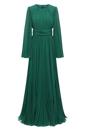 Женское платье DOLCE & GABBANA зеленого цвета по цене 599500 руб., арт. F6AACT/FUSNW | Фото 1 Женское платье DOLCE & GABBANA зеленого цвета, арт. F6AACT/FUSNW | Фото 1 (Рукава: Длинные; Длина Ж (юбки, платья, шорты): Макси; Материал подклада: Шелк; Материал внешний: Синтетический материал; Стили: Романтичный; Случай: Вечерний; Женское Кросс-КТ: Платье-одежда; Региональные ограничения белый список (Axapta Mercury): RU)