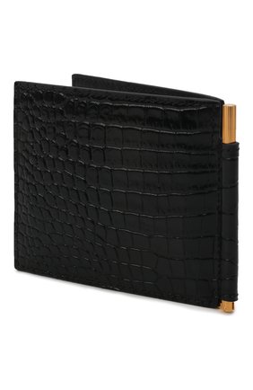 Мужской кожаный зажим для денег TOM FORD черного цвета по цене 66150 руб., арт. Y0231T-LCL168 | Фото 2 Мужской кожаный зажим для денег TOM FORD черного цвета, арт. Y0231T-LCL168 | Фото 2 (Материал: Натуральная кожа)