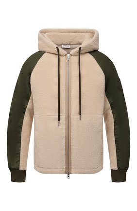 Мужской комбинированная толстовка MONCLER бежевого цвета по цене 93900 руб., арт. G2-091-8G000-14-809BY | Фото 1 Мужской комбинированная толстовка MONCLER бежевого цвета, арт. G2-091-8G000-14-809BY | Фото 1 (Длина (для топов): Стандартные; Материал внешний: Синтетический материал; Рукава: Длинные; Мужское Кросс-КТ: Толстовка-одежда; Стили: Спорт-шик)
