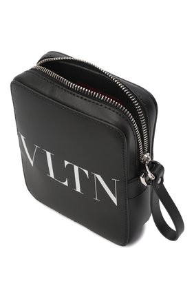Мужская кожаная сумка vltn VALENTINO черного цвета по цене 0 руб., арт. XY2B0943/WJW | Фото 5 Мужская кожаная сумка vltn VALENTINO черного цвета, арт. XY2B0943/WJW | Фото 5 (Материал: Натуральная кожа; Размер: mini; Ремень/цепочка: На ремешке)