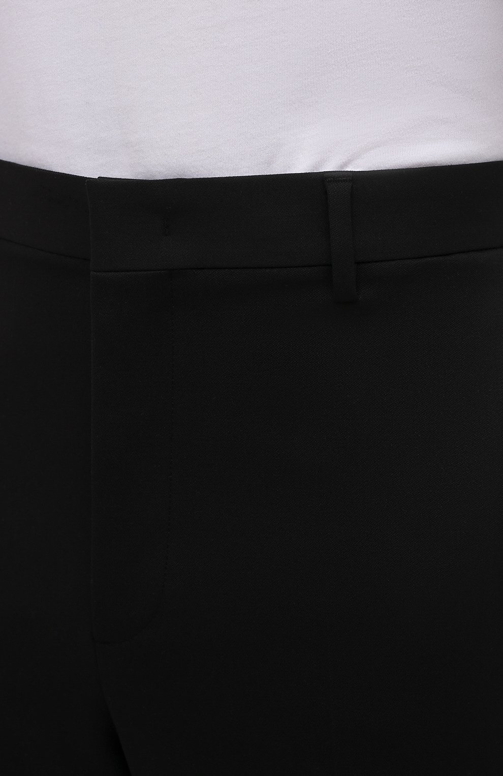 Мужские шерстяные брюки-карго VALENTINO черного цвета, арт. XV3RBG03804 | Фото 5 (Силуэт М (брюки): Карго; Материал внешний: Шерсть; Длина (брюки, джинсы): Стандартные; Случай: Повседневный; Стили: Минимализм, Кэжуэл)