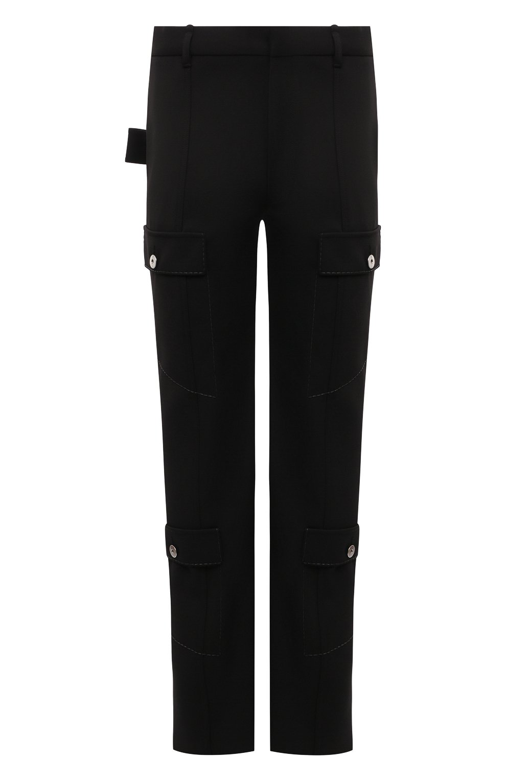 Шерстяные брюки-карго Bottega Veneta Чёрный 682416/V0IV0 5611176