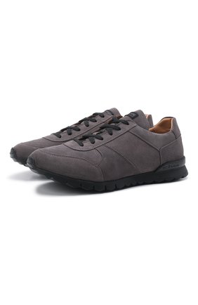 Мужские замшевые кроссовки KITON серого цвета по цене 138000 руб., арт. USSVLAZN00689 | Фото 1 Мужские замшевые кроссовки KITON серого цвета, арт. USSVLAZN00689 | Фото 1 (Материал внешний: Кожа, Замша; Материал внутренний: Натуральная кожа; Подошва: Массивная; Стили: Классический; Материал утеплителя: Натуральный мех)
