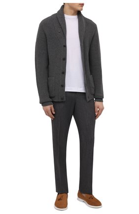 Мужские замшевые лоферы KITON бежевого цвета по цене 89450 руб., арт. USSNAPPN00104 | Фото 2 Мужские замшевые лоферы KITON бежевого цвета, арт. USSNAPPN00104 | Фото 2 (Материал внутренний: Натуральная кожа; Материал внешний: Кожа, Замша; Стили: Кэжуэл)