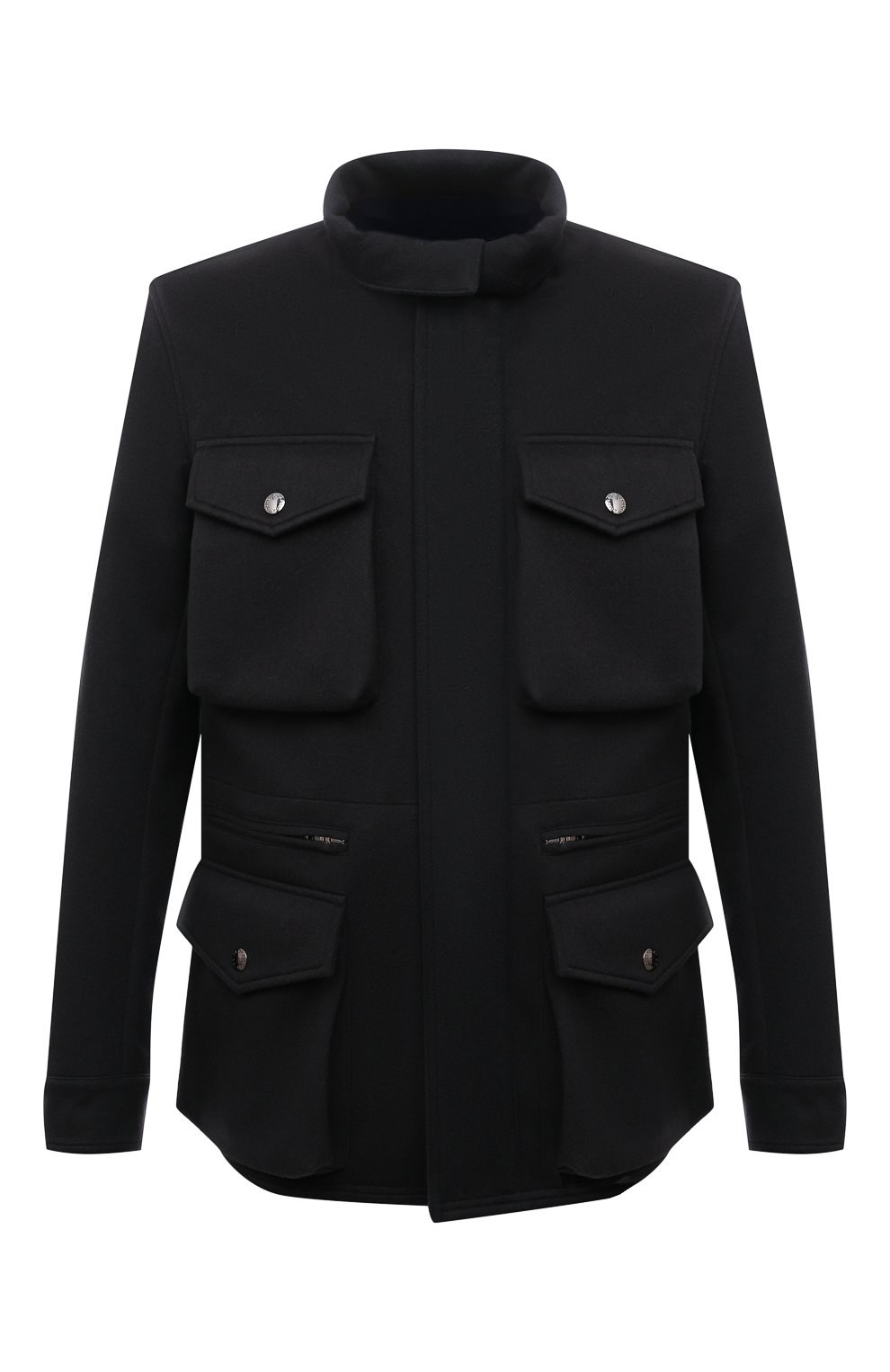 Мужская куртка DOLCE & GABBANA темно-серого цвета, арт. G9WN5T/FU23I | Фото 1 (Кросс-КТ: Куртка; Мужское Кросс-КТ: шерсть и кашемир; Материал внешний: Шерсть, Синтетический материал, Кашемир; Рукава: Длинные; Длина (верхняя одежда): До середины бедра; Региональные ограничения белый список (Axapta Mercury): RU; Стили: Кэжуэл)