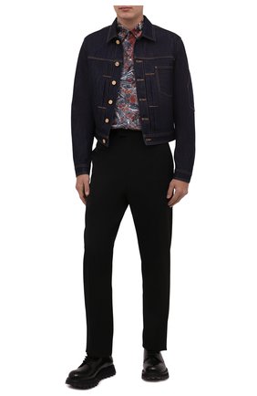 Мужская шелковая рубашка DOLCE & GABBANA разноцветного цвета по цене 122000 руб., арт. G5JF7T/IS1K3 | Фото 2 Мужская шелковая рубашка DOLCE & GABBANA разноцветного цвета, арт. G5JF7T/IS1K3 | Фото 2 (Материал внешний: Шелк; Рукава: Длинные; Длина (для топов): Стандартные; Воротник: Кент; Рубашки М: Regular Fit; Принт: С принтом; Стили: Гламурный; Случай: Вечерний; Манжеты: Под запонки; Региональные ограничения белый список (Axapta Mercury): RU)