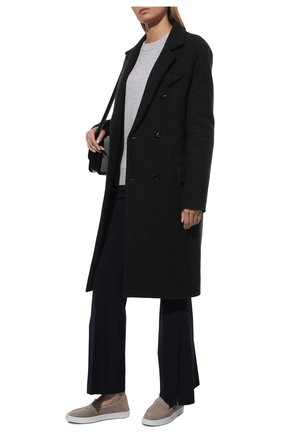 Женские замшевые слипоны GIORGIO ARMANI бежевого цвета по цене 496000 тенге, арт. X1Y004/XF462 | Фото 2 Женские замшевые слипоны GIORGIO ARMANI бежевого цвета, арт. X1Y004/XF462 | Фото 2 (Материал внешний: Кожа, Замша; Материал внутренний: Натуральная кожа; Подошва: Платформа; Региональные ограничения белый список (Axapta Mercury): RU; толщина подошвы: 2,4; ширина носка стельки: 8,5; Длина стельки: 26)