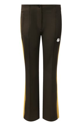 Женские брюки 8 moncler palm angels MONCLER GENIUS хаки цвета по цене 49350 руб., арт. G2-09L-2A000-01-M1364 | Фото 1 Женские брюки 8 moncler palm angels MONCLER GENIUS хаки цвета, арт. G2-09L-2A000-01-M1364 | Фото 1 (Материал внешний: Синтетический материал; Длина (брюки, джинсы): Стандартные; Женское Кросс-КТ: Брюки-одежда; Силуэт Ж (брюки и джинсы): Расклешенные; Стили: Кэжуэл)