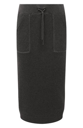 Женская хлопковая юбка BRUNELLO CUCINELLI серого цвета по цене 138000 руб., арт. M19197989 | Фото 1 Женская хлопковая юбка BRUNELLO CUCINELLI серого цвета, арт. M19197989 | Фото 1 (Длина Ж (юбки, платья, шорты): Миди; Материал внешний: Хлопок; Материал подклада: Синтетический материал; Женское Кросс-КТ: Юбка-одежда; Кросс-КТ: Трикотаж; Стили: Спорт-шик)