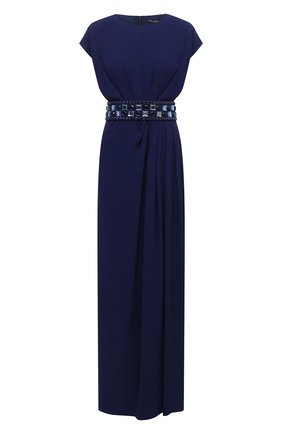 Женское платье DOLCE & GABBANA темно-синего цвета по цене 666500 руб., арт. F6AAIZ/FUM9V | Фото 1 Женское платье DOLCE & GABBANA темно-синего цвета, арт. F6AAIZ/FUM9V | Фото 1 (Материал подклада: Синтетический материал; Материал внешний: Синтетический материал; Длина Ж (юбки, платья, шорты): Макси; Женское Кросс-КТ: Платье-одежда; Случай: Вечерний; Стили: Романтичный; Региональные ограничения белый список (Axapta Mercury): RU; Рукава: Без рукавов)