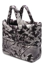Мужская текстильная сумка-шопер PRADA серого цвета, арт. 2VG082-2DXT-F0424-OLO | Фото 3 (Материал: Текстиль; Размер: large)