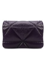 Женская сумка PRADA фиолетового цвета, арт. 1BD306-2DYI-F0030-VAM | Фото 1 (Сумки-технические: Сумки через плечо; Размер: medium; Материал: Натуральная кожа)