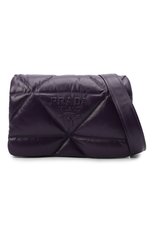 Женская сумка PRADA фиолетового цвета, арт. 1BD306-2DYI-F0030-VAM | Фото 5 (Сумки-технические: Сумки через плечо; Размер: medium; Материал: Натуральная кожа)