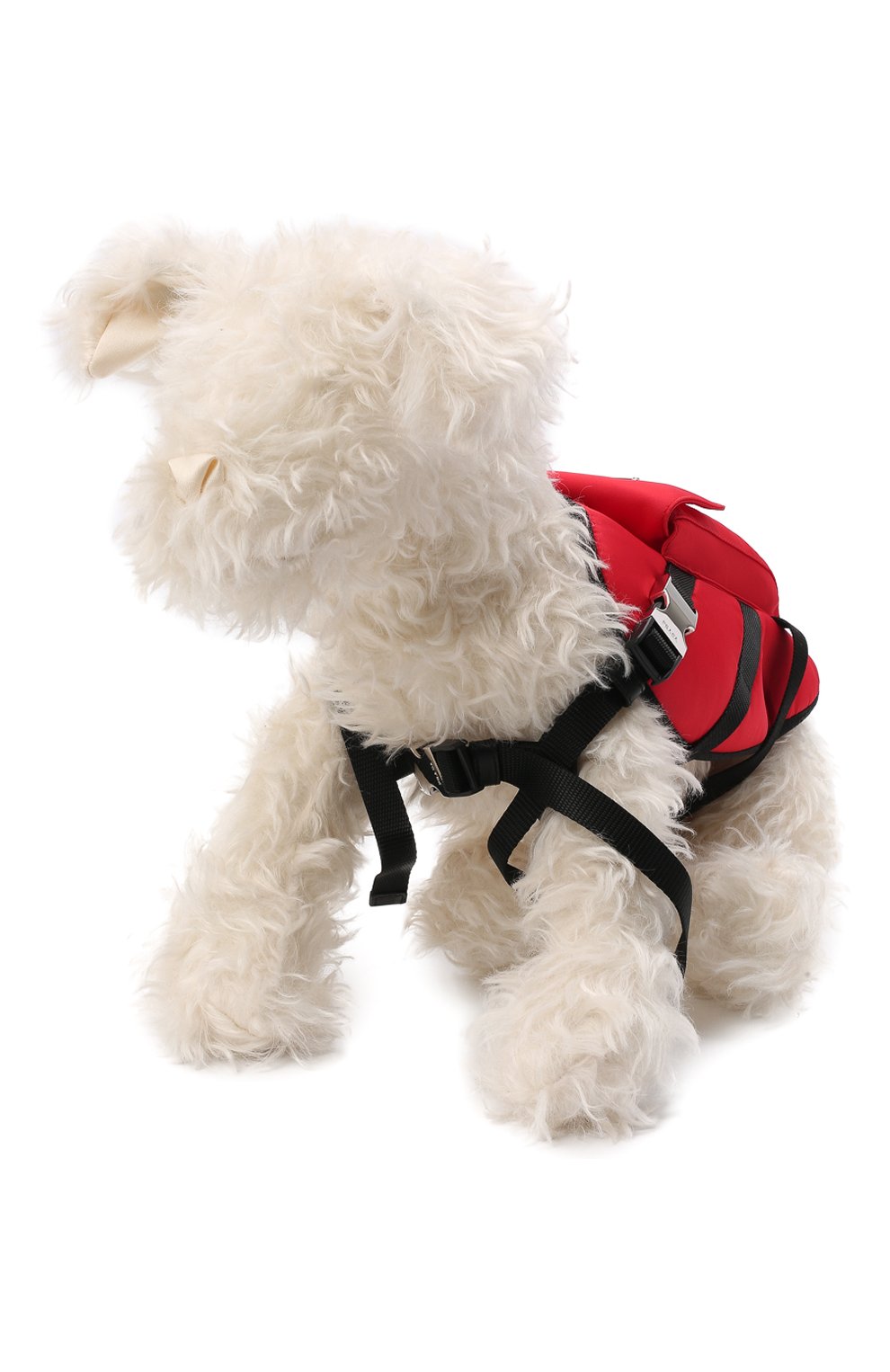 Шлейка для собак PRADA красного цвета, арт. 2YX003-2DMI-F0011 | Фото 3