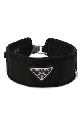 Ошейник для собак PRADA черного цвета по цене 32500 руб., арт. 2YC016-2DMI-F0002 | Фото 1 Ошейник для собак PRADA черного цвета, арт. 2YC016-2DMI-F0002 | Фото 1