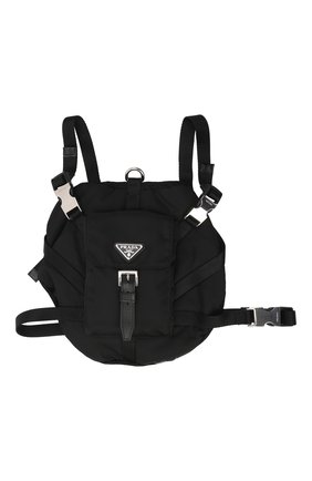 Шлейка для собак PRADA черного цвета по цене 78000 руб., арт. 2YX003-2DMI-F0002 | Фото 1 Шлейка для собак PRADA черного цвета, арт. 2YX003-2DMI-F0002 | Фото 1