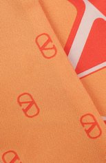 Женская шелковая повязка на голову VALENTINO оран жевого цвета, арт. XW2E6017/IHN | Фото 3 (Материал: Текстиль, Шелк)
