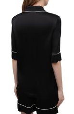 Женская шелковая рубашка DOLCE & GABBANA черного цвета, арт. F5013Z/FU1AU | Фото 4 (Материал внешний: Шелк; Региональные ограничения белый список (Axapta Mercury): RU; Женское Кросс-КТ: Блуза-белье)