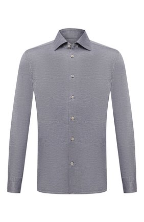 Мужская хлопковая рубашка KITON серого цвета по цене 63400 руб., арт. UMCNERH0804609 | Фото 1 Мужская хлопковая рубашка KITON серого цвета, арт. UMCNERH0804609 | Фото 1 (Длина (для топов): Стандартные; Материал внешний: Хлопок; Рукава: Длинные; Случай: Повседневный; Манжеты: На пуговицах; Воротник: Акула; Рубашки М: Slim Fit; Принт: Однотонные; Стили: Кэжуэл)