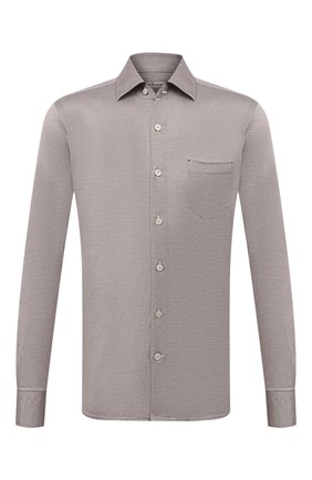 Мужская хлопковая рубашка KITON серого цвета по цене 63400 руб., арт. UMCNERH0804608 | Фото 1 Мужская хлопковая рубашка KITON серого цвета, арт. UMCNERH0804608 | Фото 1 (Материал внешний: Хлопок; Длина (для топов): Стандартные; Рукава: Длинные; Случай: Повседневный; Манжеты: На пуговицах; Рубашки М: Slim Fit; Принт: Однотонные; Стили: Кэжуэл; Воротник: Кент)