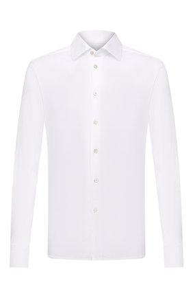 Мужская хлопковая рубашка KITON белого цвета по цене 63400 руб., арт. UMCNERH0804601 | Фото 1 Мужская хлопковая рубашка KITON белого цвета, арт. UMCNERH0804601 | Фото 1 (Материал внешний: Хлопок; Длина (для топов): Стандартные; Рукава: Длинные; Случай: Повседневный; Манжеты: На пуговицах; Рубашки М: Slim Fit; Принт: Однотонные; Стили: Кэжуэл; Воротник: Кент)