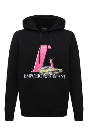 Мужской хлопковое худи EMPORIO ARMANI черного цвета по цене 39950 руб., арт. 3L1M8Q/1JW3Z | Фото 1 Мужской хлопковое худи EMPORIO ARMANI черного цвета, арт. 3L1M8Q/1JW3Z | Фото 1 (Материал внешний: Хлопок; Длина (для топов): Стандартные; Рукава: Длинные; Мужское Кросс-КТ: Худи-одежда; Принт: С принтом; Стили: Спорт-шик)