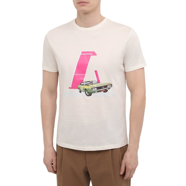 фото Хлопковая футболка emporio armani