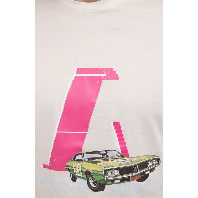 фото Хлопковая футболка emporio armani