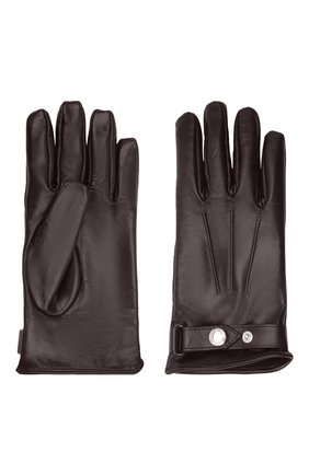 Мужские кожаные перчатки ALEXANDER MCQUEEN темно-синего цвета, арт. 624969/4C52Q | Фото 2 (Мужское Кросс-КТ: Кожа и замша; Региональные ограничения белый список (Axapta Mercury): RU; Материал: Натуральная кожа)