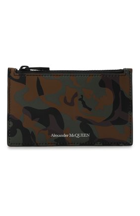 Мужской кожаный футляр для кредитных карт ALEXANDER MCQUEEN хаки цвета по цене 39100 руб., арт. 683117/1AAEN | Фото 1 Мужской кожаный футляр для кредитных карт ALEXANDER MCQUEEN хаки цвета, арт. 683117/1AAEN | Фото 1 (Материал: Натуральная кожа)
