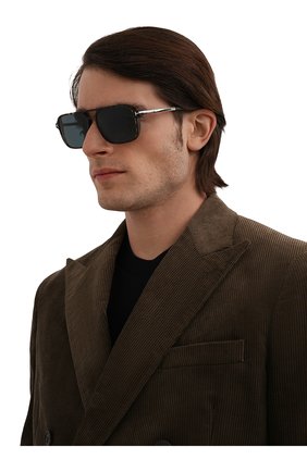 Мужские солнцезащитные очки TOM FORD коричневого цвета, арт. TF910 52V | Фото 2 (Тип очков: С/з; Кросс-КТ: С/з-мужское; Оптика Гендер: оптика-мужское; Очки форма: Квадратные)