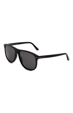 Мужские солнцезащитные очки TOM FORD черного цвета, арт. TF905-N 01D | Фото 1 (Тип очков: С/з; Кросс-КТ: С/з-мужское; Оптика Гендер: оптика-мужское; Очки форма: Квадратные)