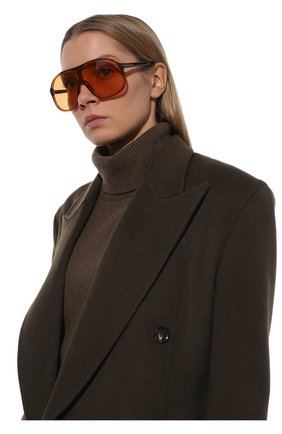 Женские солнцезащитные очки TOM FORD оранжевого цвета по цене 35150 руб., арт. TF964 45E | Фото 2 Женские солнцезащитные очки TOM FORD оранжевого цвета, арт. TF964 45E | Фото 2 (Тип очков: С/з; Кросс-КТ: С/з-унисекс; Очки форма: Маска; Оптика Гендер: оптика-унисекс)