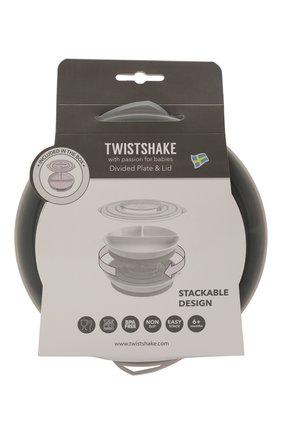 Детского тарелка с разделителями TWISTSHAKE серого цвета по цене 950 руб., арт. 78174 | Фото 1 Детского тарелка с разделителями TWISTSHAKE серого цвета, арт. 78174 | Фото 1