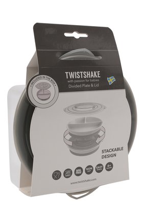 Детского тарелка с разделителями TWISTSHAKE серого цвета по цене 950 руб., арт. 78174 | Фото 2 Детского тарелка с разделителями TWISTSHAKE серого цвета, арт. 78174 | Фото 2