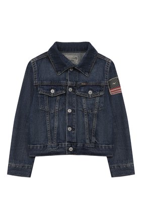 Детского джинсовая куртка POLO RALPH LAUREN синего цвета по цене 15450 руб., арт. 323701282 | Фото 1 Детского джинсовая куртка POLO RALPH LAUREN синего цвета, арт. 323701282 | Фото 1 (Материал внешний: Хлопок; Рукава: Длинные; Кросс-КТ: Сезон: лето)