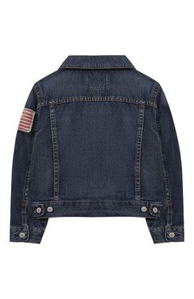 Детского джинсовая куртка POLO RALPH LAUREN синего цвета по цене 15450 руб., арт. 323701282 | Фото 2 Детского джинсовая куртка POLO RALPH LAUREN синего цвета, арт. 323701282 | Фото 2 (Материал внешний: Хлопок; Рукава: Длинные; Кросс-КТ: Сезон: лето)