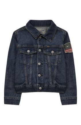 Детского джинсовая куртка POLO RALPH LAUREN синего цвета по цене 13750 руб., арт. 321701282 | Фото 1 Детского джинсовая куртка POLO RALPH LAUREN синего цвета, арт. 321701282 | Фото 1 (Рукава: Длинные; Материал внешний: Хлопок; Кросс-КТ: Сезон: лето)