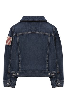 Детского джинсовая куртка POLO RALPH LAUREN синего цвета по цене 13750 руб., арт. 321701282 | Фото 2 Детского джинсовая куртка POLO RALPH LAUREN синего цвета, арт. 321701282 | Фото 2 (Рукава: Длинные; Материал внешний: Хлопок; Кросс-КТ: Сезон: лето)