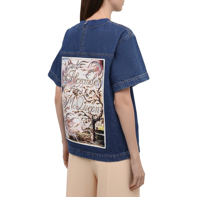 фото Джинсовый топ alexander mcqueen