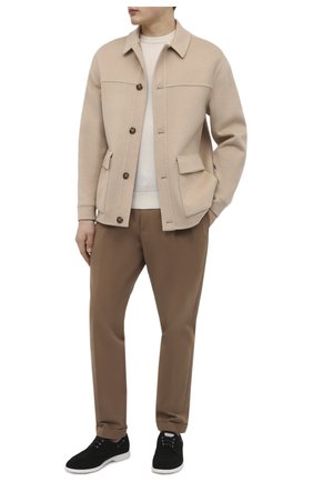 Мужские замшевые топсайдеры KITON черного цвета по цене 99500 руб., арт. USSSAILN00104 | Фото 2 Мужские замшевые топсайдеры KITON черного цвета, арт. USSSAILN00104 | Фото 2 (Материал внутренний: Натуральная кожа; Материал внешний: Кожа, Замша; Мужское Кросс-КТ: Топсайдеры-обувь; Длина стельки: 30,1)