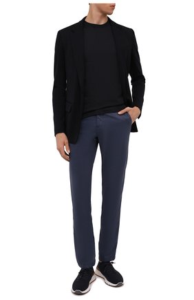 Мужские хлопковые брюки KITON темно-синего цвета по цене 98250 руб., арт. UFPP79J0762A | Фото 2 Мужские хлопковые брюки KITON темно-синего цвета, арт. UFPP79J0762A | Фото 2 (Длина (брюки, джинсы): Стандартные; Материал внешний: Хлопок; Случай: Повседневный; Силуэт М (брюки): Чиносы; Стили: Кэжуэл)